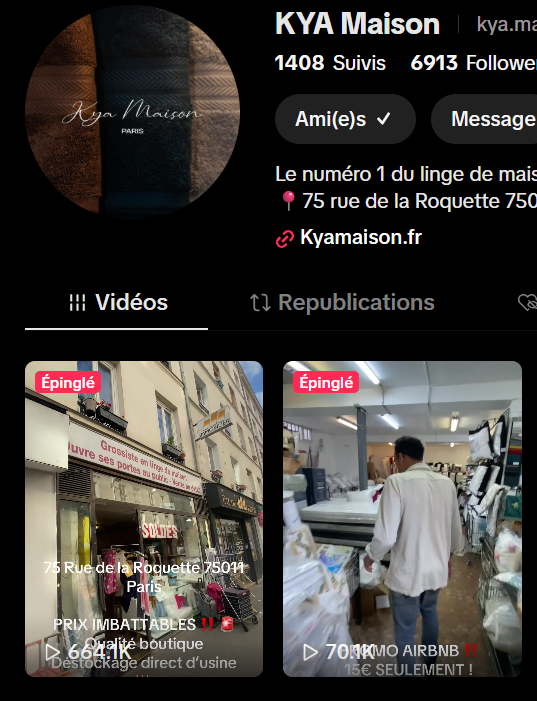 Vidéo TikTok 660K vues